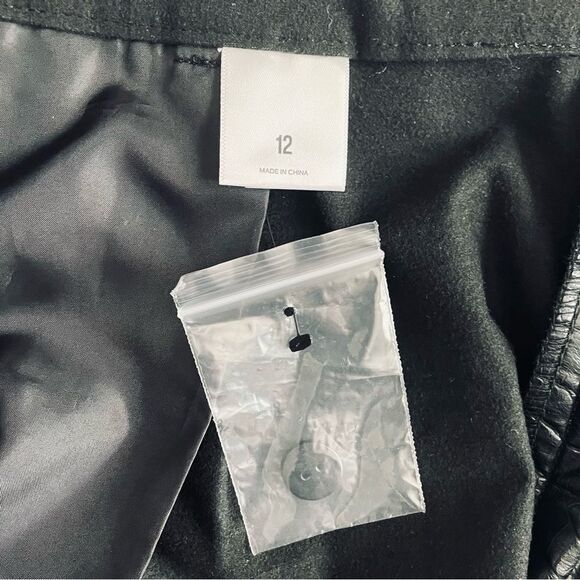 Express Super High Waist Croc-Embossed Faux Leather Shorts Size 12 - Picture 13 of 14